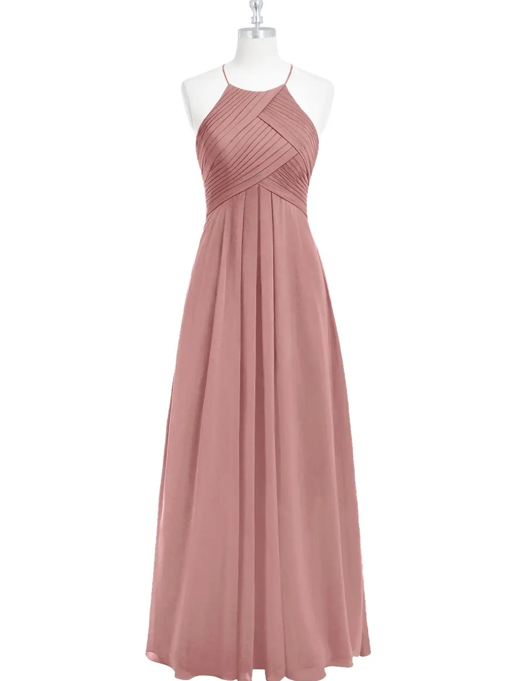Azazie Ginger Style Dress in Dusty Rose